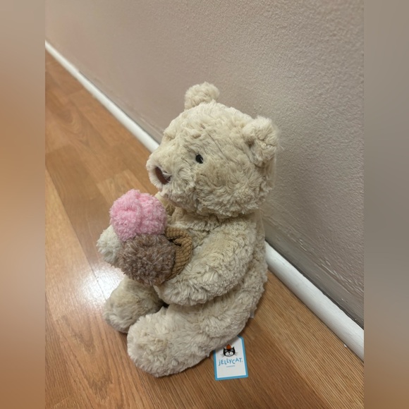 Jellycat FAO  Bartholomew Bear “Ice Cream” NY Limited 2025 Medium - Picture 2 of 8